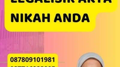 Perbedaan Legalisir Akta Nikah Anda