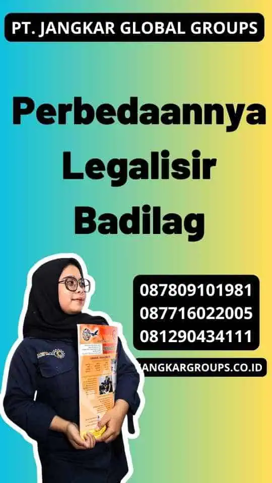 Perbedaannya Legalisir Badilag