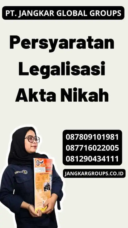 Persyaratan Legalisasi Akta Nikah