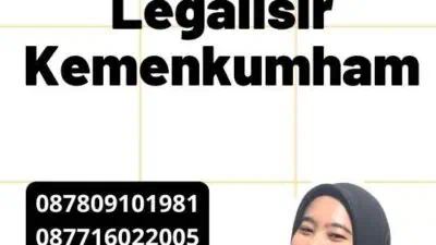 Persyaratan Legalisir Kemenkumham