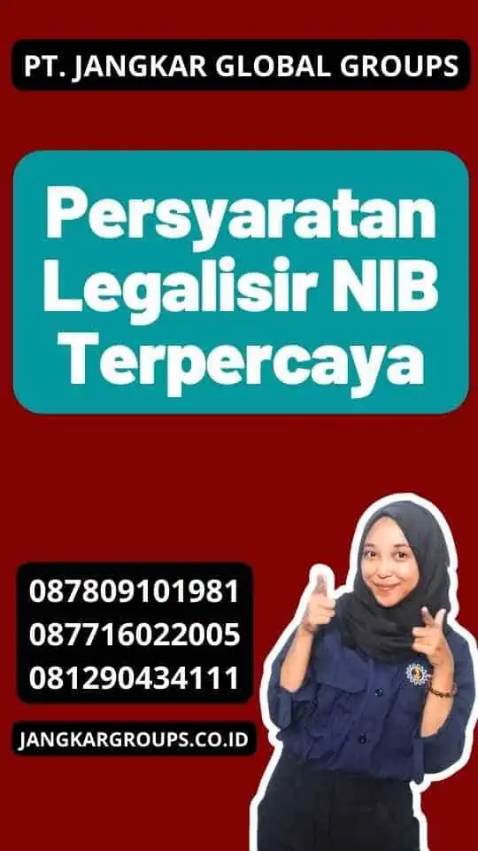 Persyaratan Legalisir NIB Terpercaya