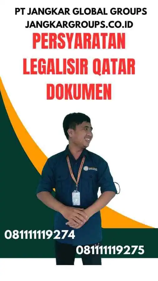 Persyaratan Legalisir Qatar Dokumen