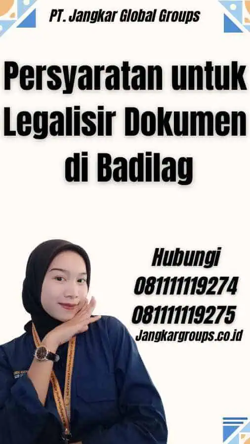 Persyaratan untuk Legalisir Dokumen di Badilag