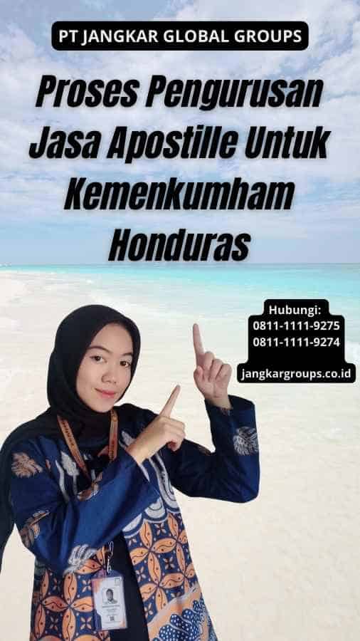 Proses Pengurusan Jasa Apostille Untuk Kemenkumham Honduras