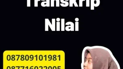 buat Legalisir Transkrip Nilai