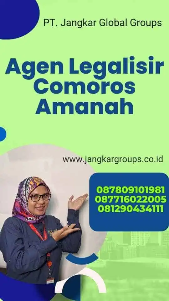 Agen Legalisir Comoros Amanah