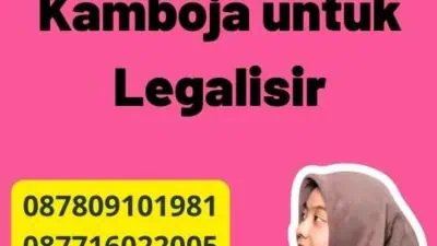 Dokumen Kamboja untuk Legalisir