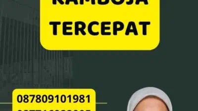 Jasa Legalisir Kamboja Tercepat