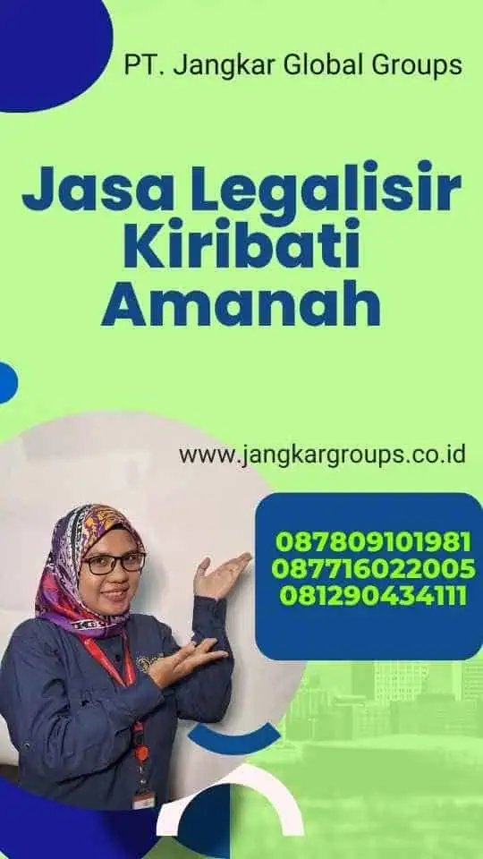 Jasa Legalisir Kiribati Amanah