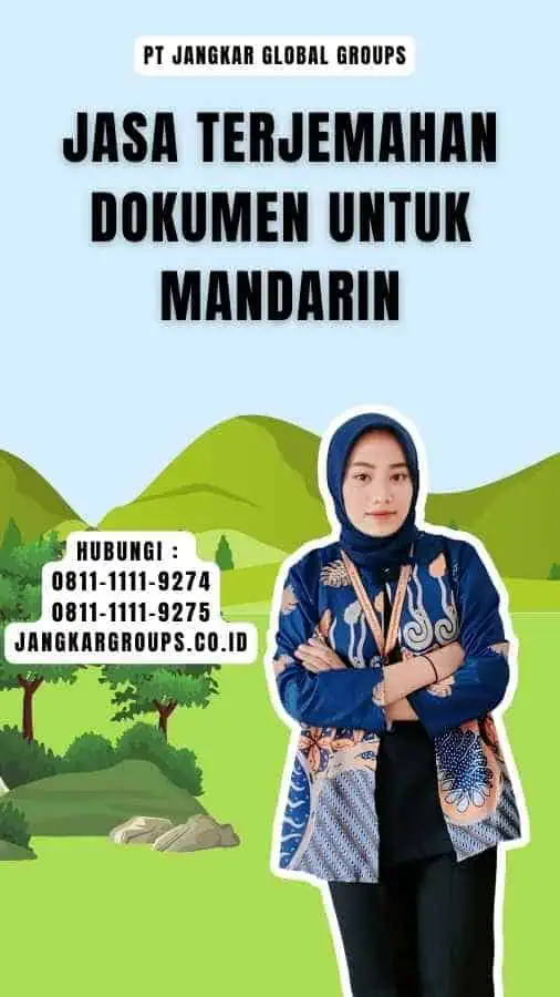 Jasa Terjemahan Dokumen untuk Mandarin