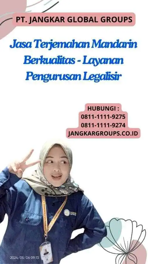 Jasa Terjemahan Mandarin Berkualitas - Layanan Pengurusan Legalisir