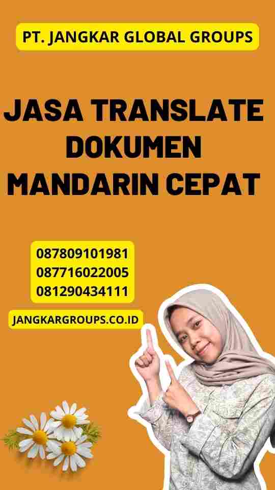 Jasa Translate Dokumen Mandarin Cepat