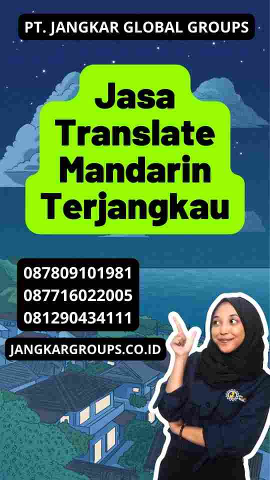 Jasa Translate Mandarin Terjangkau