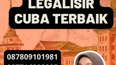 Layanan Legalisir Cuba Terbaik