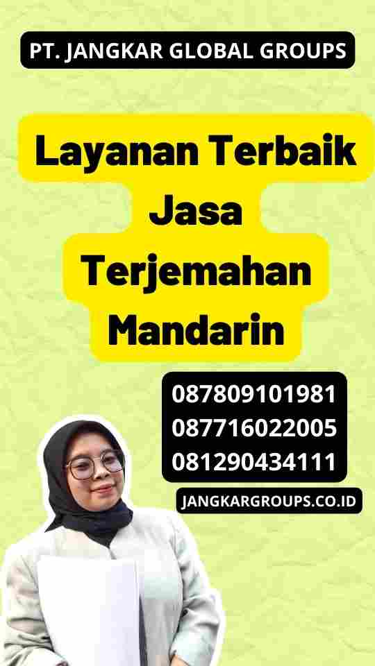 Layanan Terbaik Jasa Terjemahan Mandarin