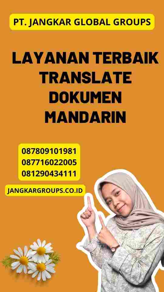 Layanan Terbaik Translate Dokumen Mandarin