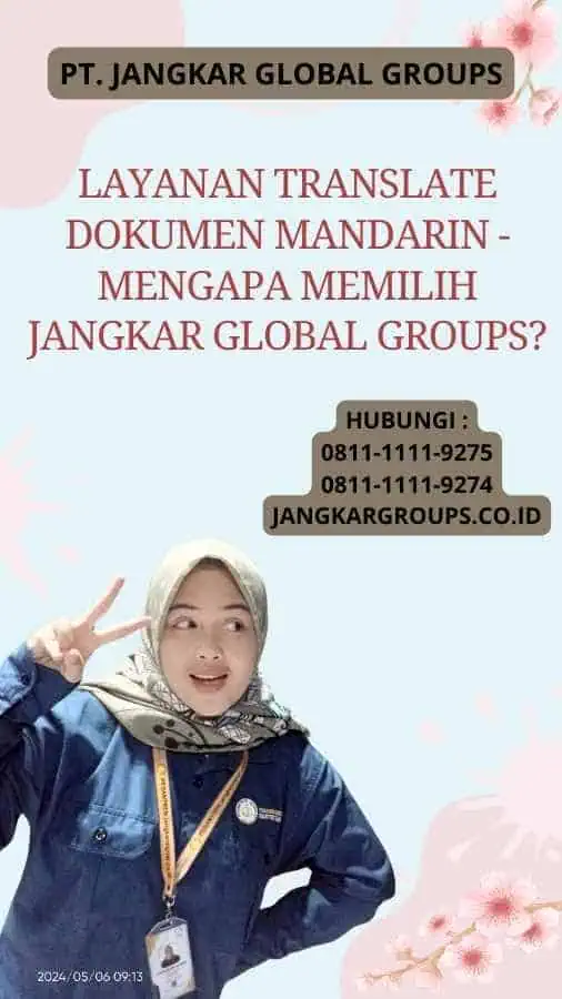 Layanan Translate Dokumen Mandarin - Mengapa Memilih Jangkar Global Groups?