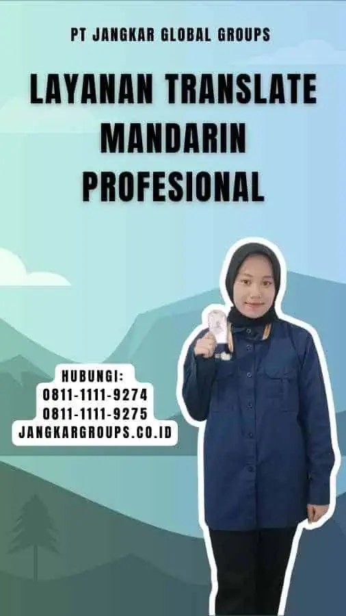 Layanan Translate Mandarin Profesional