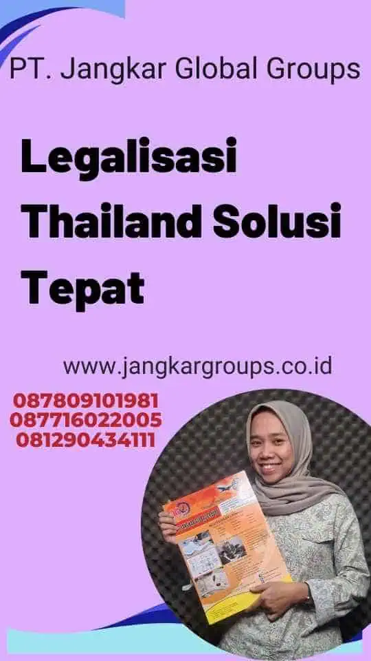 Legalisasi Thailand Solusi Tepat