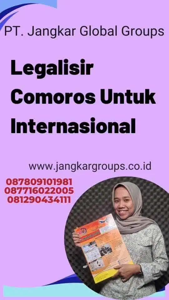 Legalisir Comoros Untuk Internasional