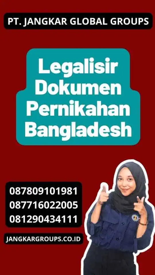 Legalisir Dokumen Pernikahan Bangladesh