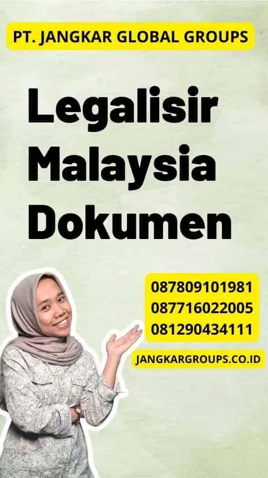 Legalisir Malaysia Dokumen