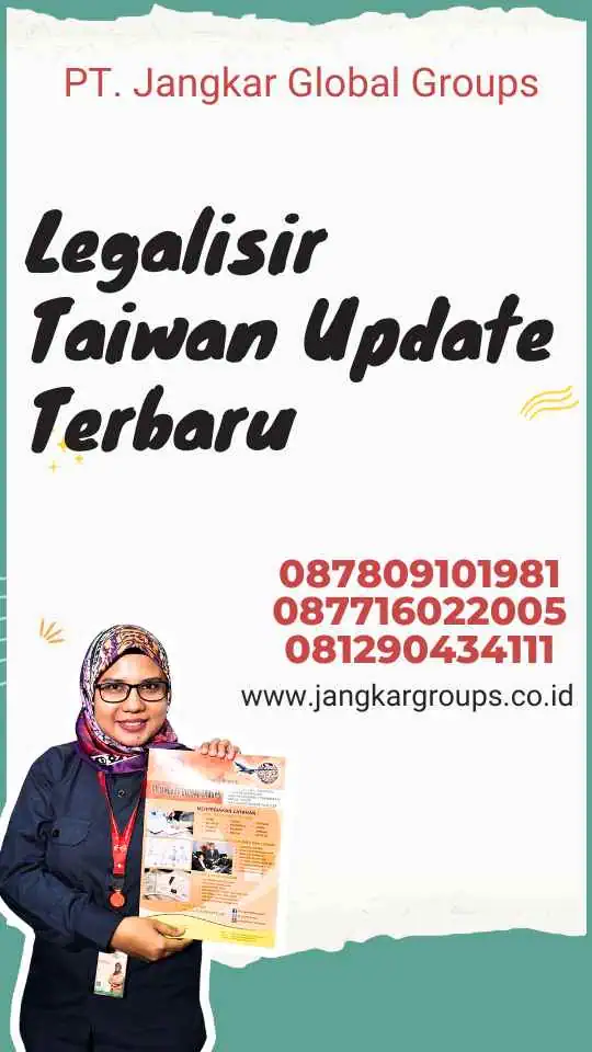 Legalisir Taiwan Update Terbaru