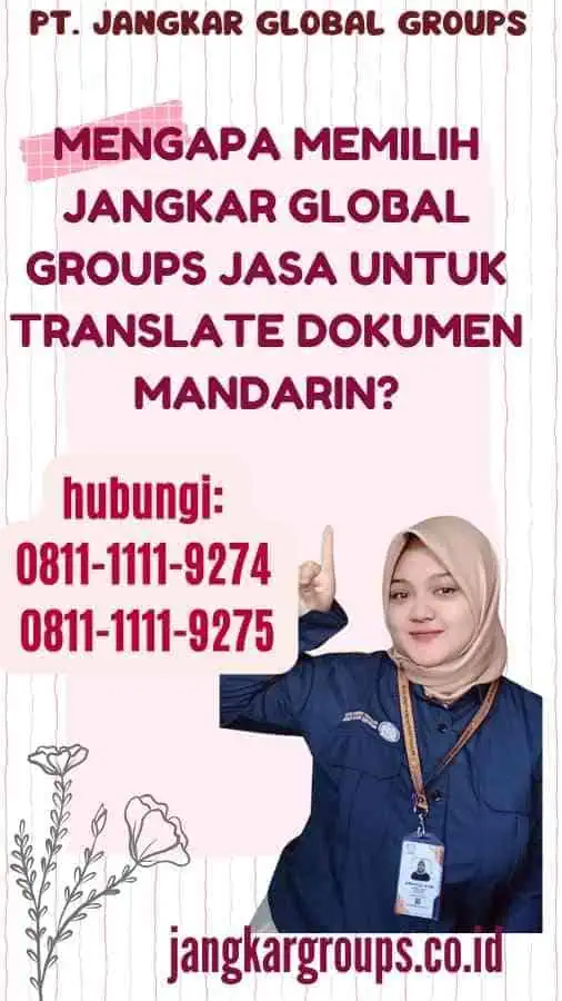 Mengapa Memilih Jangkar Global Groups Jasa untuk Translate Dokumen Mandarin