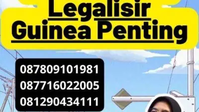 Pengesahan Legalisir Guinea Penting