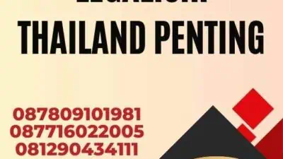 Pengesahan Legalisir Thailand Penting