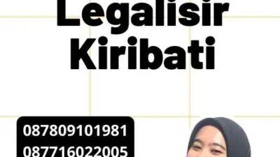 Persyaratan Legalisir Kiribati