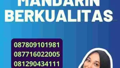 Translate Dokumen Mandarin Berkualitas