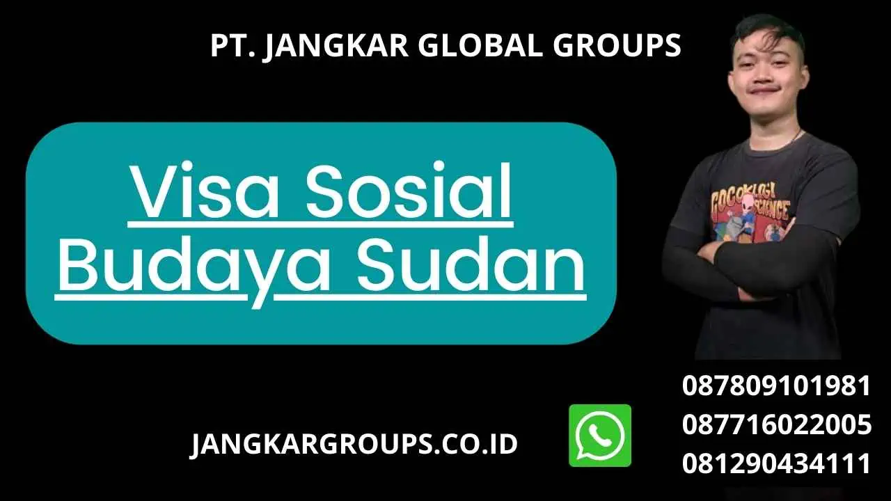 Visa Sosial Budaya Sudan