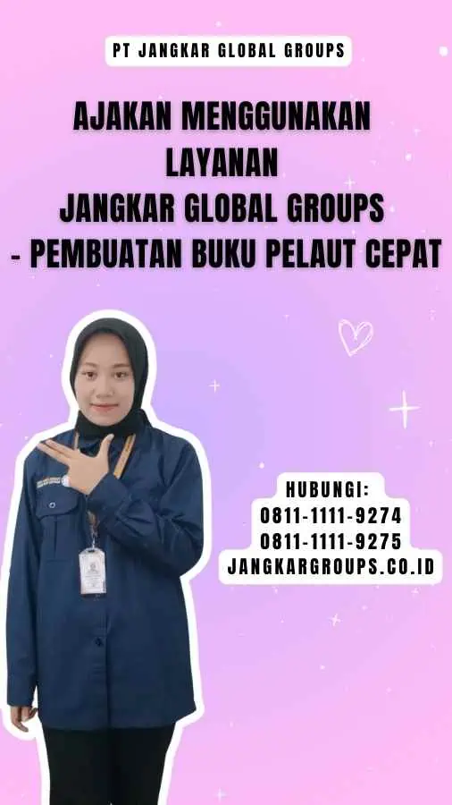 Ajakan Menggunakan Layanan Jangkar Global Groups - Pembuatan Buku Pelaut Cepat