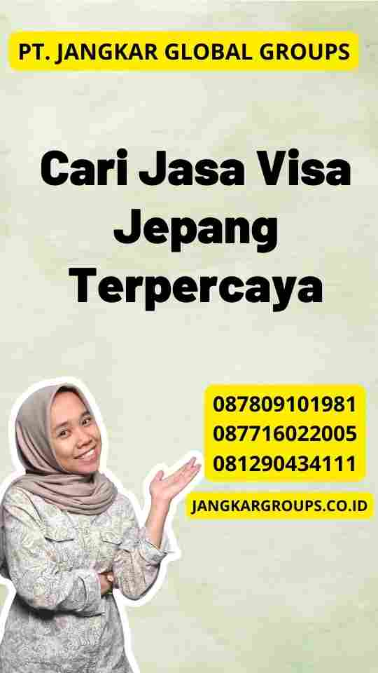 Cari Jasa Visa Jepang Terpercaya