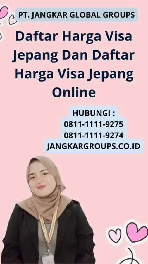 Daftar Harga Visa Jepang Dan Daftar Harga Visa Jepang Online