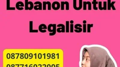 Dokumen Lebanon Untuk Legalisir