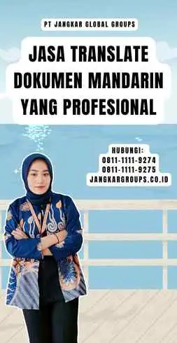 Jasa Translate Dokumen Mandarin yang Profesional