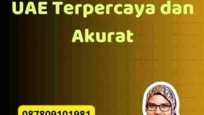 Jasa Translate Dokumen Resmi UAE Terpercaya dan Akurat