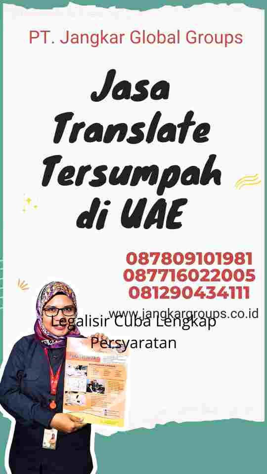 Jasa Translate Tersumpah di UAE