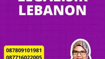 Jasa untuk Legalisir Lebanon