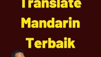 Layanan Jasa Translate Mandarin Terbaik