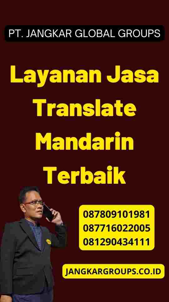 Layanan Jasa Translate Mandarin Terbaik