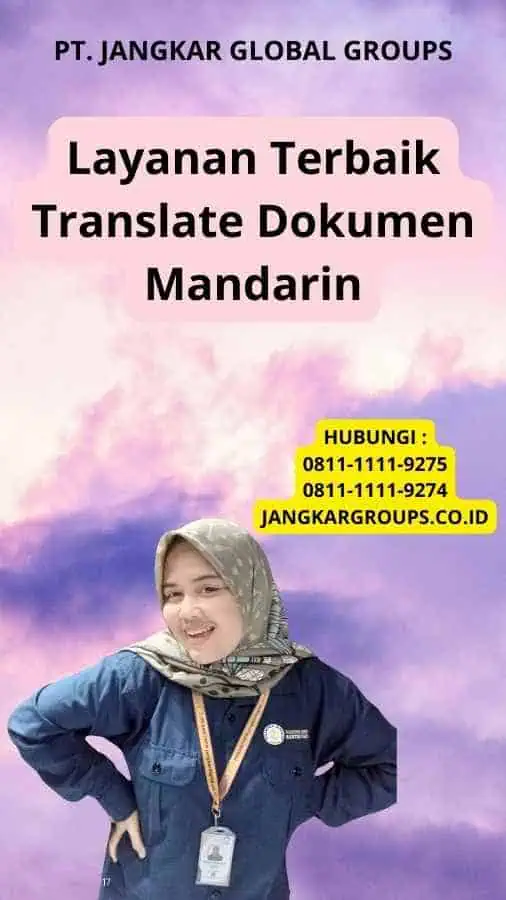 Layanan Terbaik Translate Dokumen Mandarin