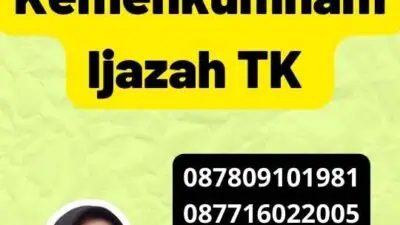 Legalisir Kemenkumham Ijazah TK