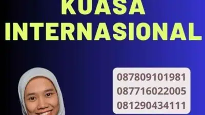 Legalisir Kemenkumham Kuasa Internasional