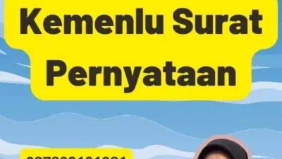 Legalisir Kemenlu Surat Pernyataan