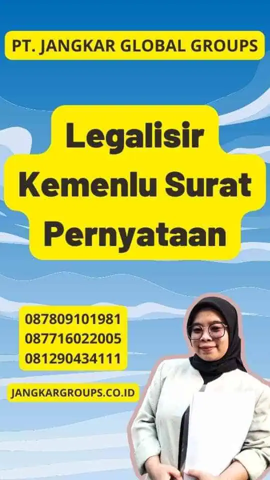 Legalisir Kemenlu Surat Pernyataan