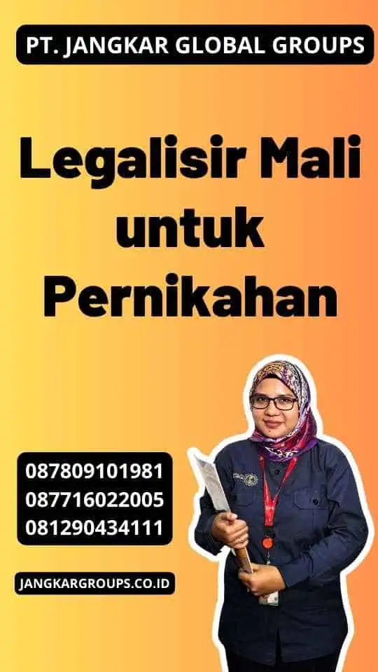 Legalisir Mali untuk Pernikahan