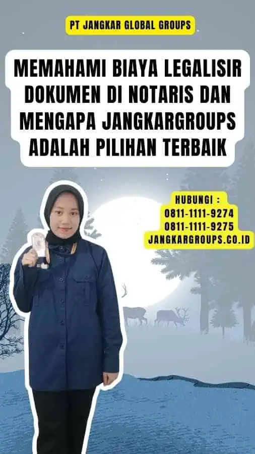 Memahami Biaya Legalisir Dokumen di Notaris dan Mengapa Jangkargroups adalah Pilihan Terbaik